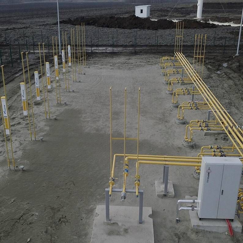 Произведены работы по монтажу газопровода обвязки емкостей СУГ на территории крупнейшего в ЮФО промышленного парка