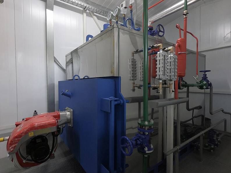 Газовая блочно-модульная паровая котельная ECO-PAR 500 для химического завода в Татарстане