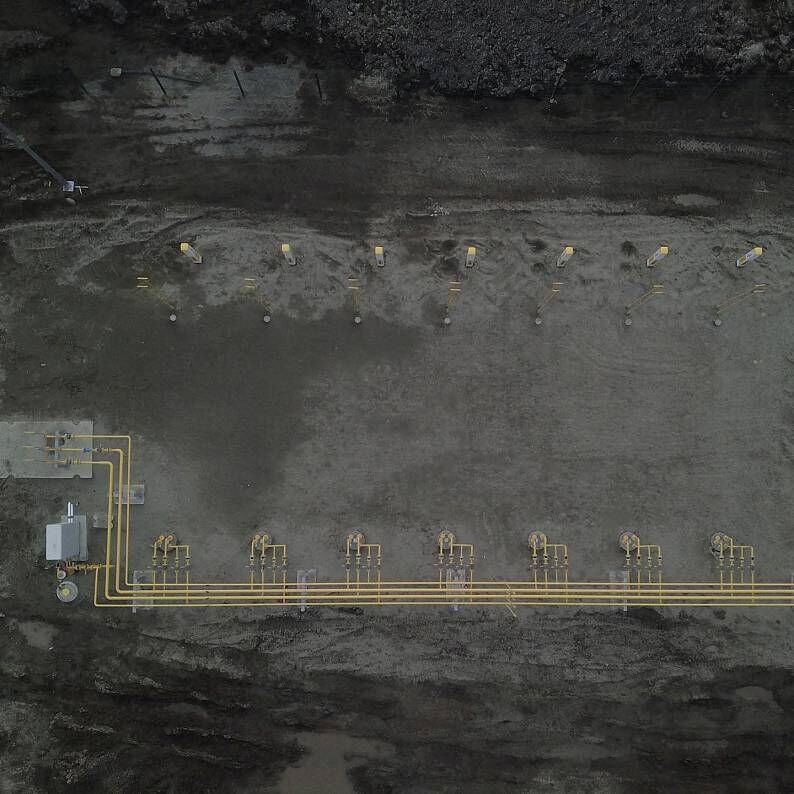 Произведены работы по монтажу газопровода обвязки емкостей СУГ на территории крупнейшего в ЮФО промышленного парка