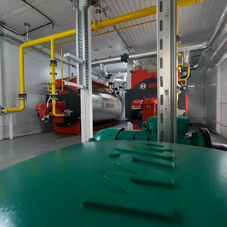 С Краснодарского завода котельно-энергетического оборудования готовится к отправке на один из крупнейших в Архангельске промышленный парк блочно-модульная водогрейная котельная ECO мощностью 6 МВт