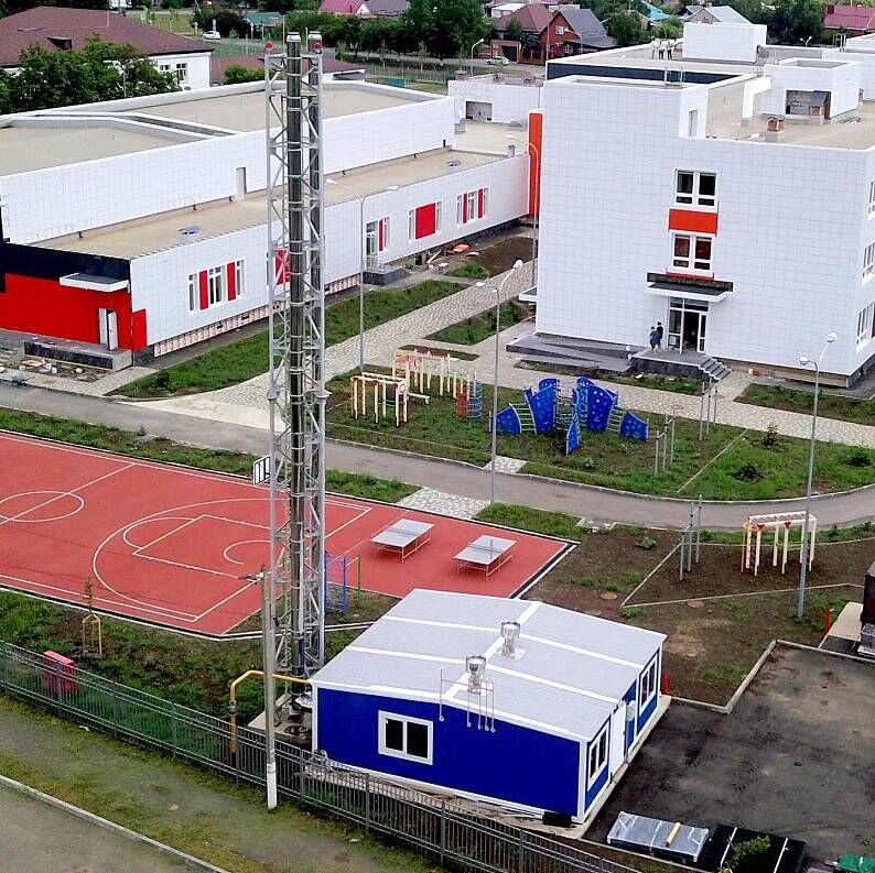 Водогрейная котельная ECO 4000 Г для общеобразовательной школы в Кореновске, Краснодарский Край