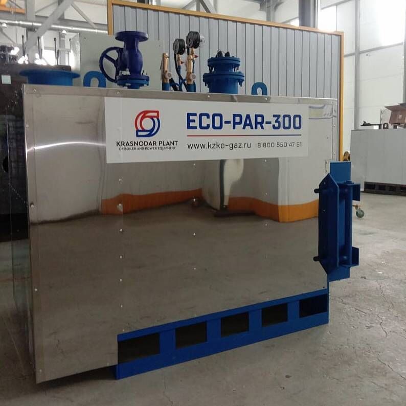 Промышленный паровой котёл ECO-PAR 300 для молочного производства