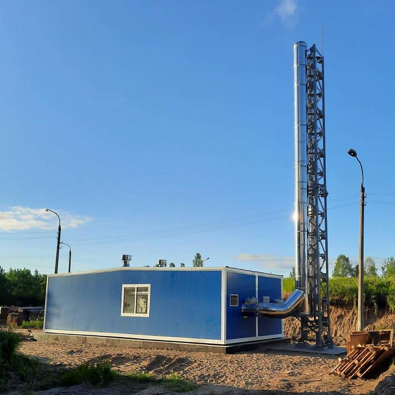 На один из крупнейших в Архангельске промышленный парк прибыла и смонтирована блочно-модульная водогрейная котельная ECO мощностью 6 МВт