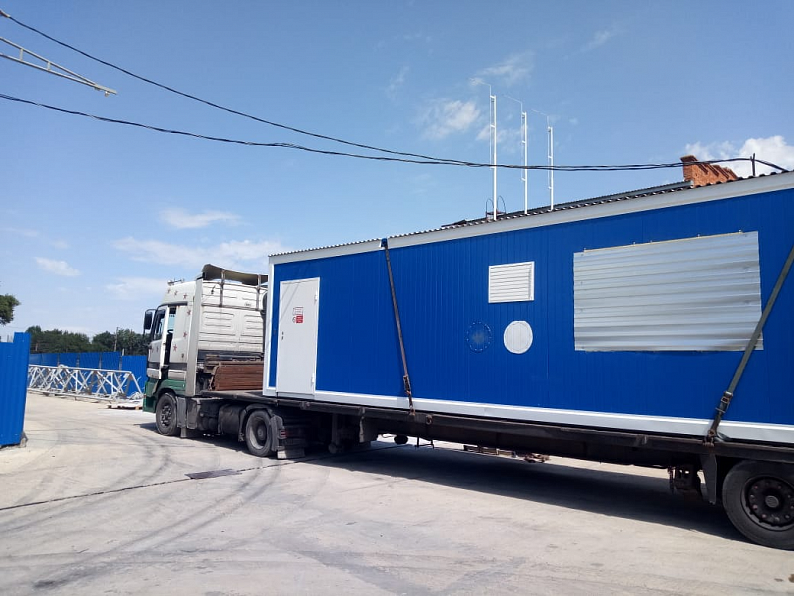 Транспортировка водогрейной котельной ECO на Камчатку