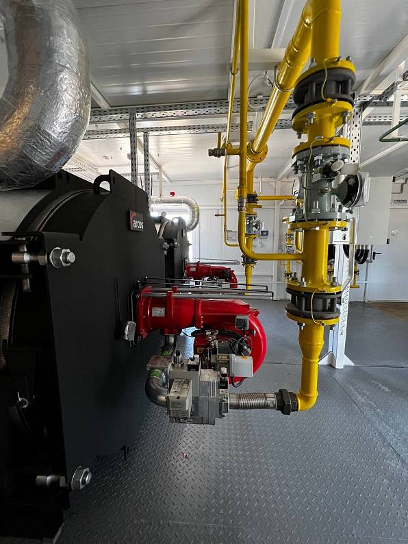 Завершено производство и отправка водогрейной котельной мощностью 3 МВт на одно из предприятий Ростеха